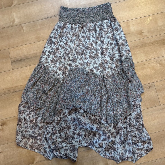NWOT AEO Paisley and Floral Midi Skirt - Picture 4 of 4